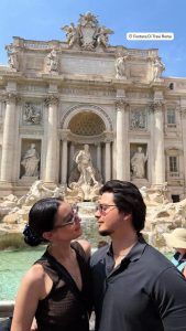 Natasha Ryder Keliling Roma Dengan Pacar, Suasana Romantis