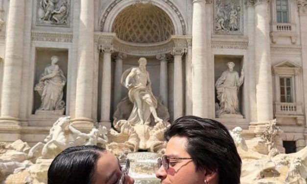 Natasha Ryder Keliling Roma Dengan Pacar, Suasana Romantis