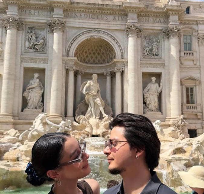 Natasha Ryder Keliling Roma Dengan Pacar, Suasana Romantis