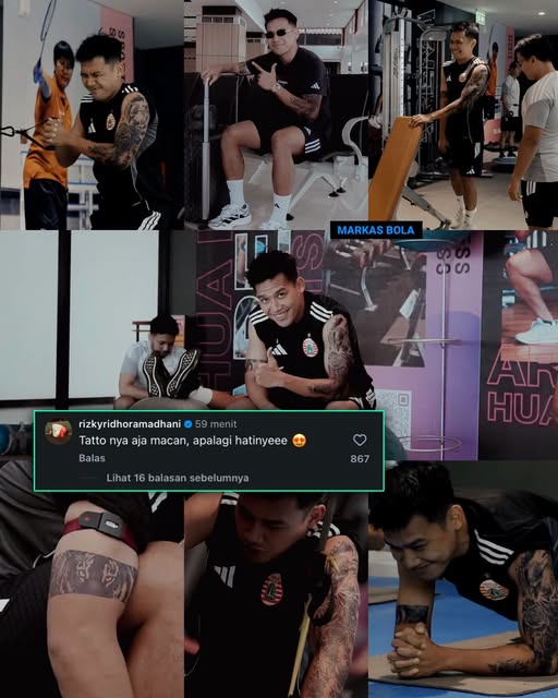 Witan Sulaeman Pamer Tato Baru! Rizky Ridho: Cepat Luntur