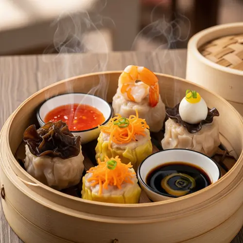 Bikin Nagih! Dimsum Kukus Hangat Dengan Aneka Isian Gurih